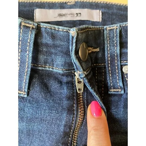 Joes Jeans &quot;Haxby&quot; hi rise BNWOT jeans sz 24 womens raw hem  NEW skinny ankle