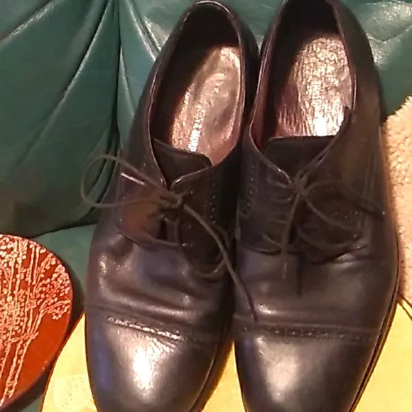 Johnston &amp; Murphy  Tie Oxford  SHOES Sz 12 EUC 20-2127