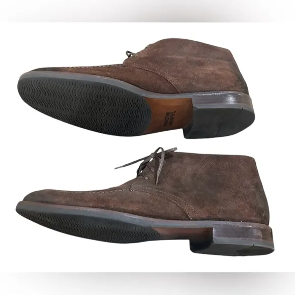 Johnston and Murphy high top suede shoes size 10M B6