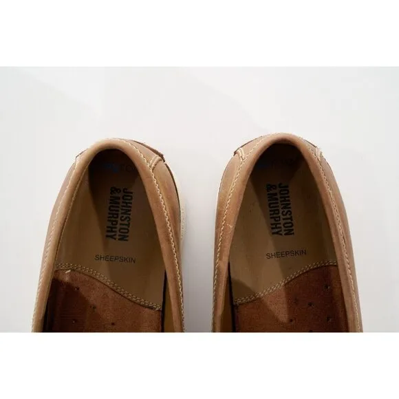 Johnston And Murphy Loafers TrueFoam Sheepskin Men's Sz 13 Shoes