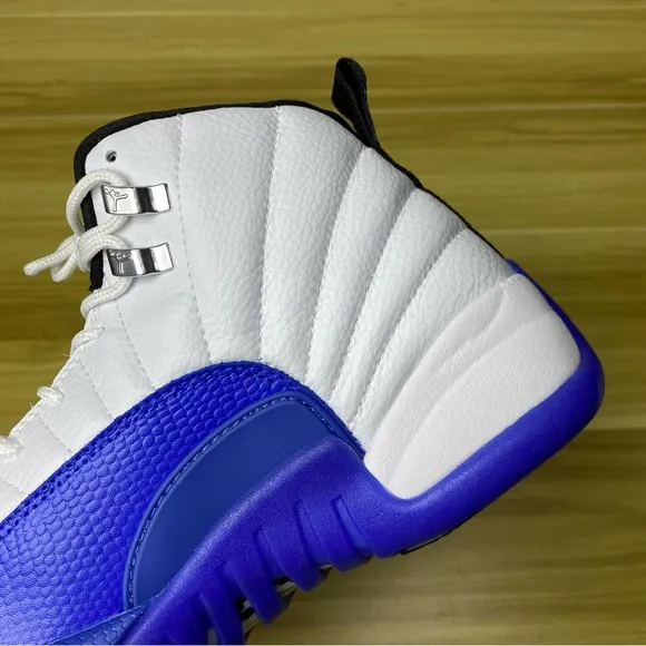 Jordan 12 Retro ‘Blueberry’ Royal Blue White Men’s Basketball Sneakers Shoes