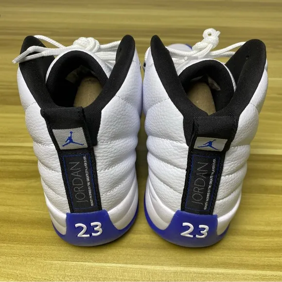 Jordan 12 Retro ‘Blueberry’ Royal Blue White Men’s Basketball Sneakers Shoes