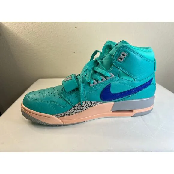 Jordan Men's Legacy 312 'Hyper Jade' High Top Sneakers Running Shoes Size 11