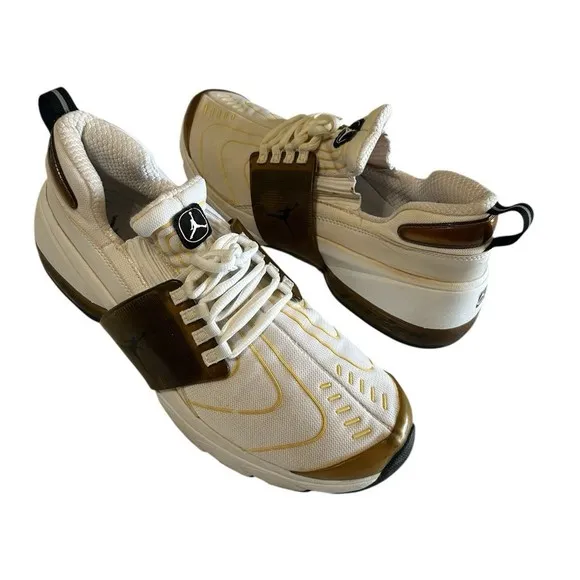 Jordan Trunner Bubble Mens Beige Brown Rare Vintage Basketball Shoes Sz 12