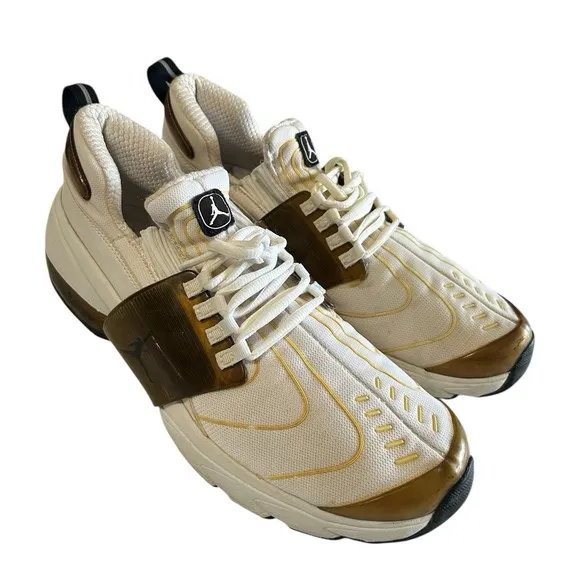 Jordan Trunner Bubble Mens Beige Brown Rare Vintage Basketball Shoes Sz 12