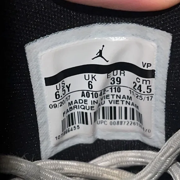 Jordan Why Not Zer0 size 6.5Y female