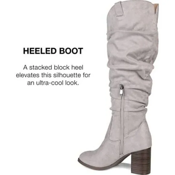 JOURNEE COLLECTION Women's Aneil Boots Grey, shoes 6WC US