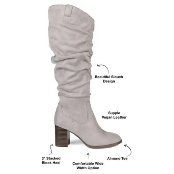 JOURNEE COLLECTION Women's Aneil Boots Grey, shoes 6WC US
