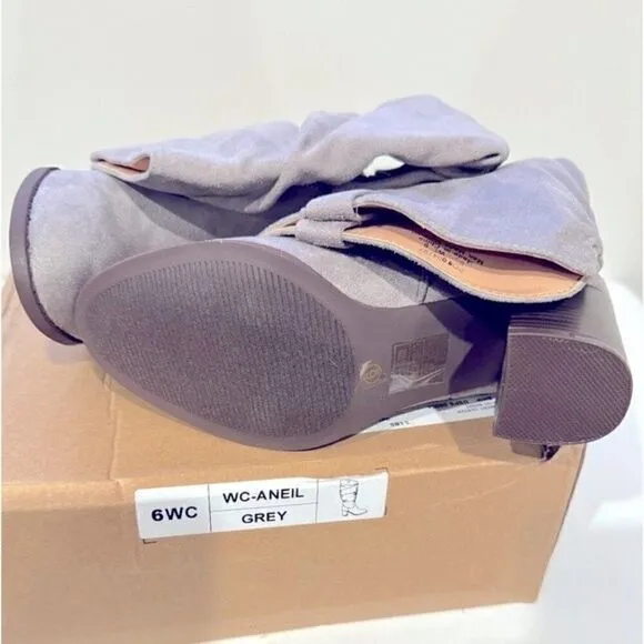 JOURNEE COLLECTION Women's Aneil Boots Grey, shoes 6WC US