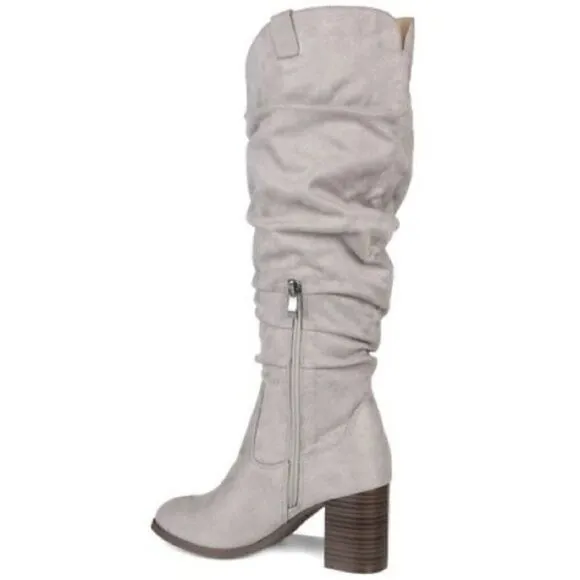 JOURNEE COLLECTION Women's Aneil Boots Grey, shoes 6WC US