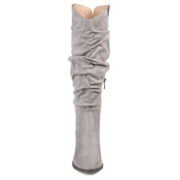 JOURNEE COLLECTION Women's Aneil Boots Grey, shoes 6WC US
