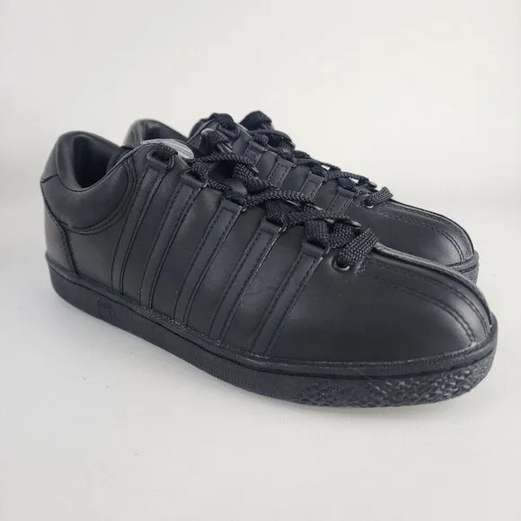 K-Swiss Classic Triple Black Varsity Shoes Sneakers