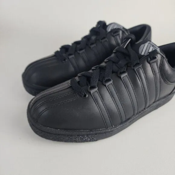 K-Swiss Classic Triple Black Varsity Shoes Sneakers
