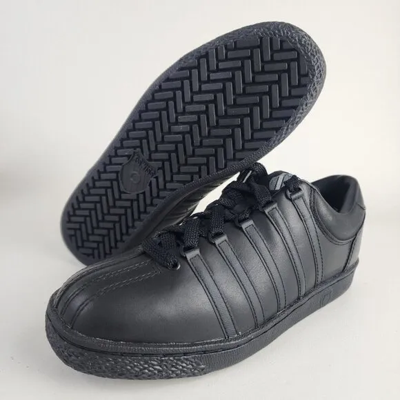 K-Swiss Classic Triple Black Varsity Shoes Sneakers