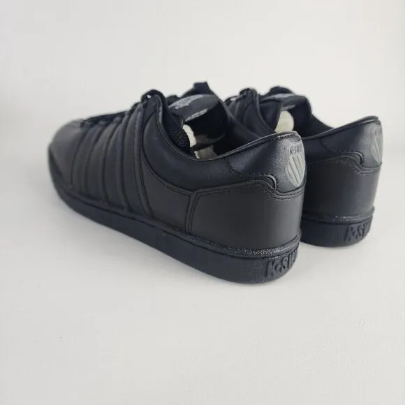 K-Swiss Classic Triple Black Varsity Shoes Sneakers