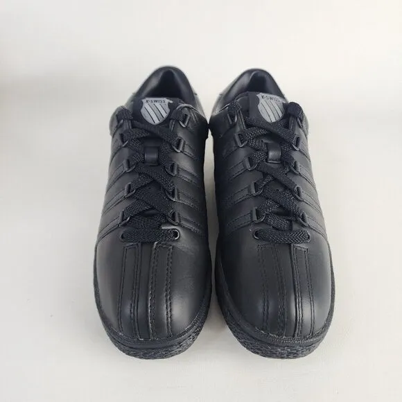 K-Swiss Classic Triple Black Varsity Shoes Sneakers