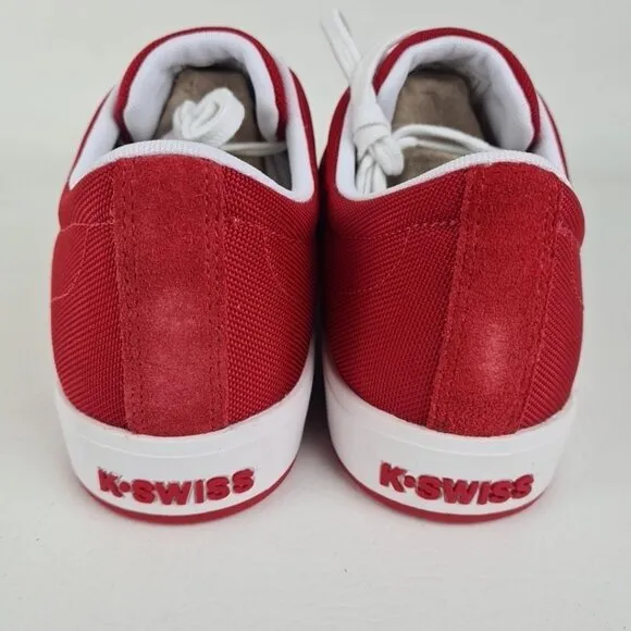 K-Swiss Classics Clean Men's Shoes Sports Sneakers Mesh Red