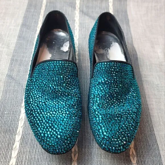 KARDINALE Italian Crystal Loafers