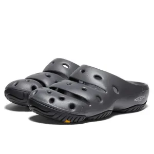 KEEN men's magnetic black Yogui slip on clog shoes 14