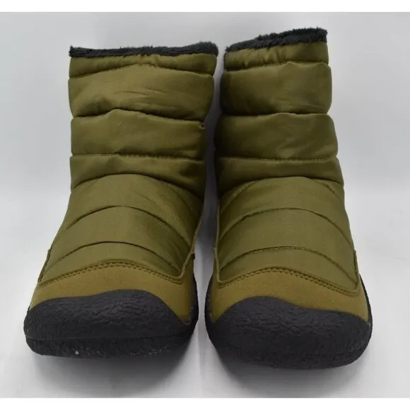 Keen Mens Size 12 Howser Fold Down Dark Olive Green Pull On Shoes