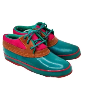 Kestrl Blue Lace Up Rain Shoes Size US 6