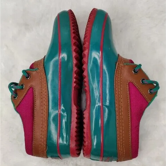 Kestrl Blue Lace Up Rain Shoes Size US 6