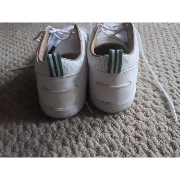 Lacoste Mens White Bayliss 119 1 U Athletic Casual Dress Shoes‎ US 11 M
