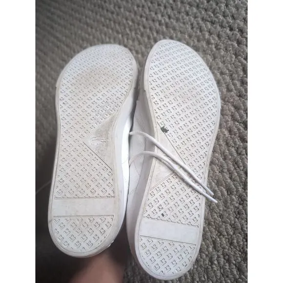 Lacoste Mens White Bayliss 119 1 U Athletic Casual Dress Shoes‎ US 11 M