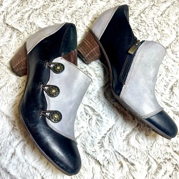 L’Artiste By Spring Step Ankle Boots Bohemian Nostalgic Art DecoSize 8.5