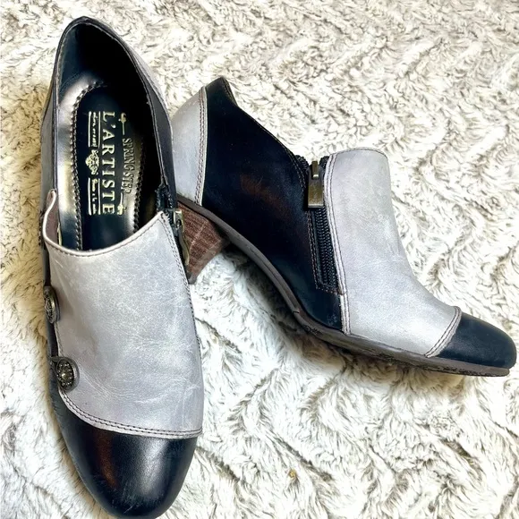 L’Artiste By Spring Step Ankle Boots Bohemian Nostalgic Art DecoSize 8.5