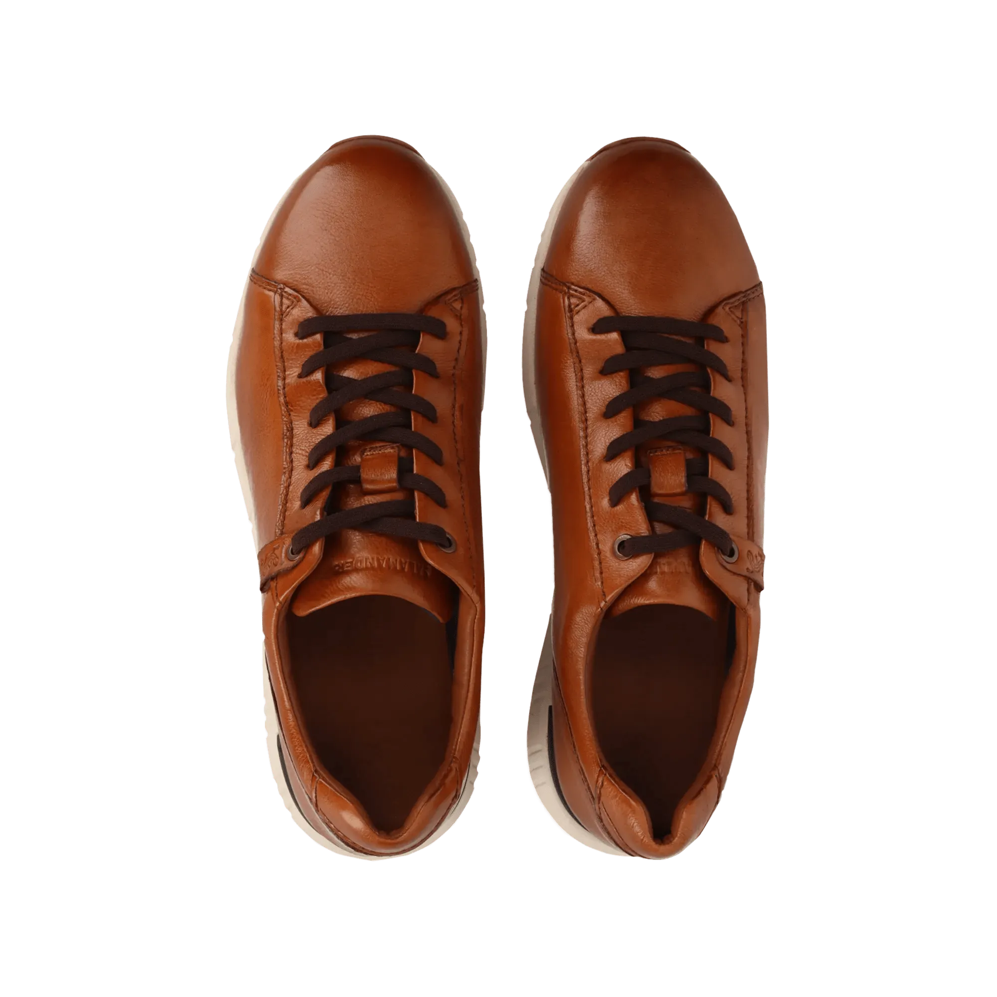 Leder Sneaker cognac