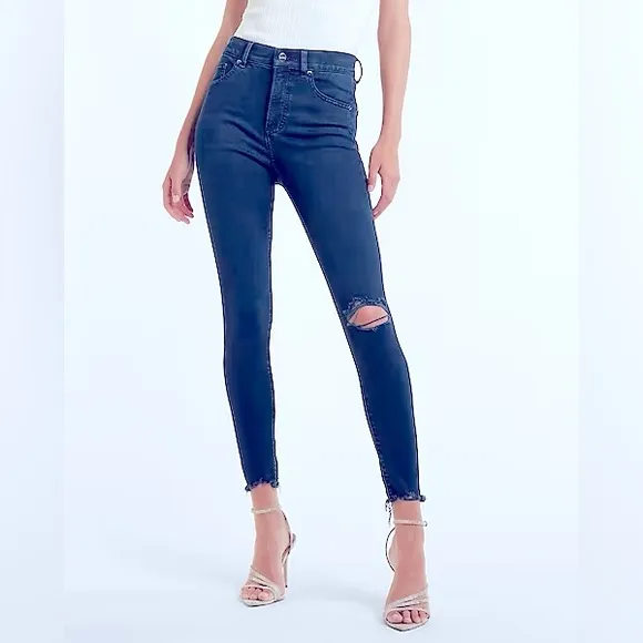 Levi’s Sexy Fit Skinny Stretch Jeans Distressed Ripped Knee Signature High Rise
