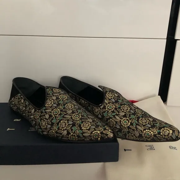 LEWITT BROCADE SLIPPER (Flat Shoes) by Trademark