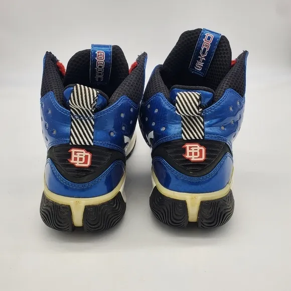 Li Ning Shoes Men 11 Baron Davis Blue And Red Basketball ABAE037-2