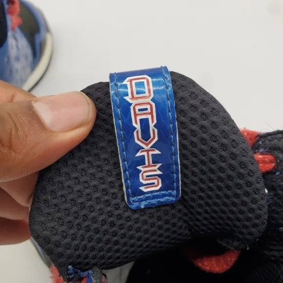 Li Ning Shoes Men 11 Baron Davis Blue And Red Basketball ABAE037-2