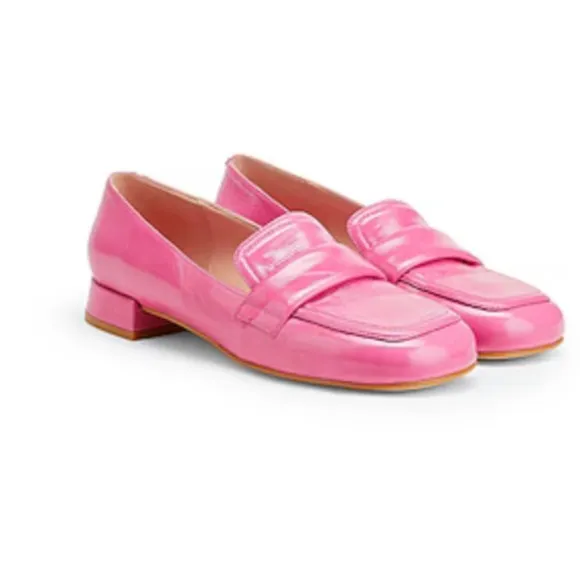 Like New 8 by YOOX Square Toe Pink Women's Loafers Size 38