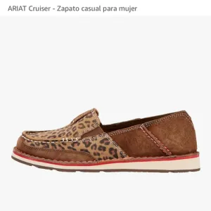 Like New Ariat Women's Brown Leopard Slip-On Shoes