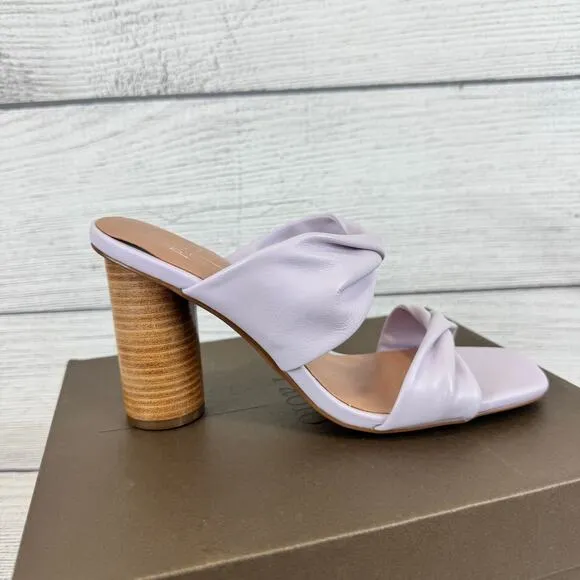 Linea Paolo Women's Lavender Imani Spring Heeled Sandals Size 8.5