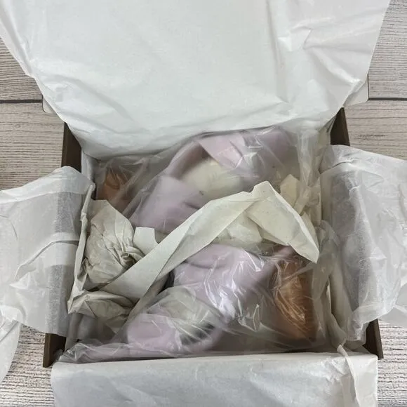 Linea Paolo Women's Lavender Imani Spring Heeled Sandals Size 8.5