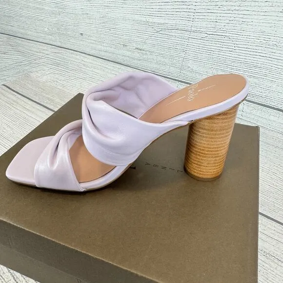 Linea Paolo Women's Lavender Imani Spring Heeled Sandals Size 8.5