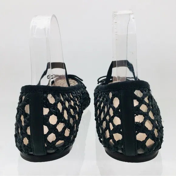 Loeffler Randall Black Crochet Ballet Flat Women’s Size 7 B