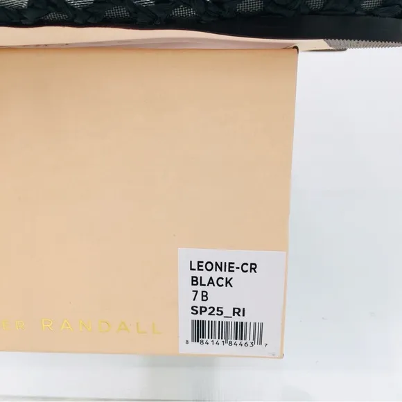 Loeffler Randall Black Crochet Ballet Flat Women’s Size 7 B