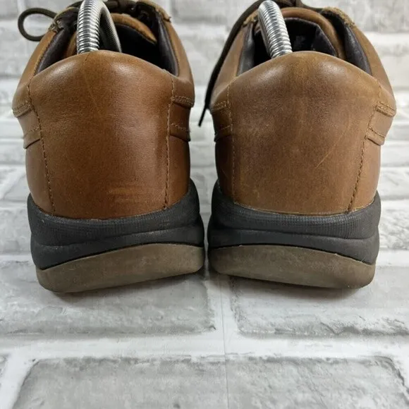 London Underground Adler Men’s 10.5 Brown Leather Lace Up Oxford Shoes Vintage