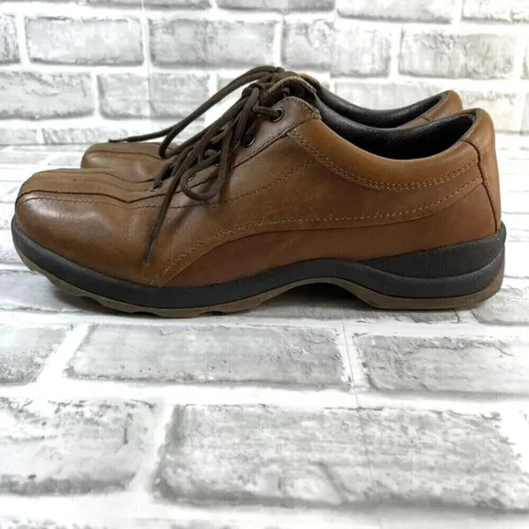 London Underground Adler Men’s 10.5 Brown Leather Lace Up Oxford Shoes Vintage