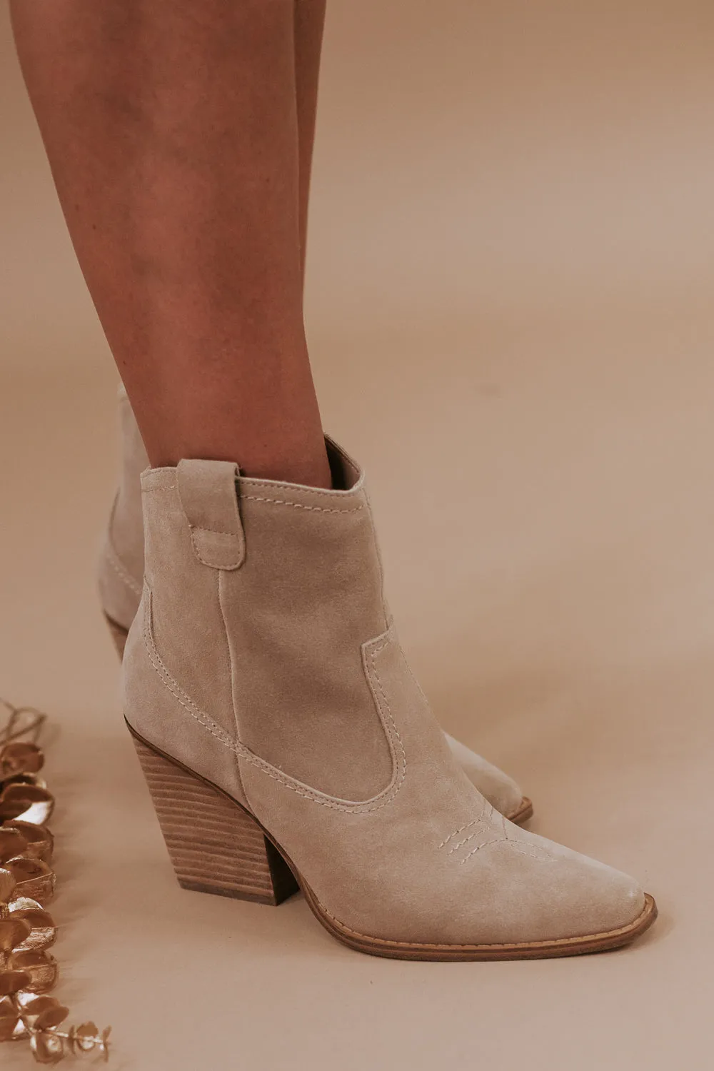 Lonestar Suede Bootie, Natural