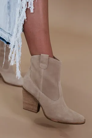 Lonestar Suede Bootie, Natural