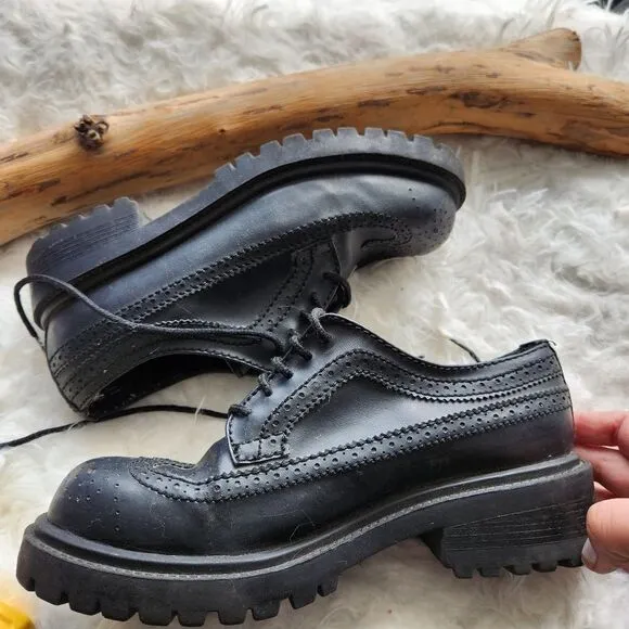 Lower Eastside vintage chunky 90s Oxford shoes