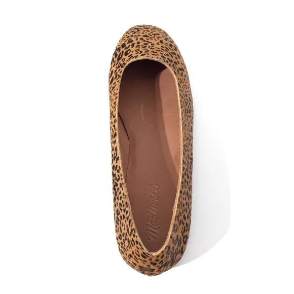 Madewell Corey Square Toe Leopard Flats 7