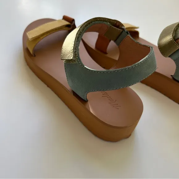Madewell Maggie Sandal in Colorblock