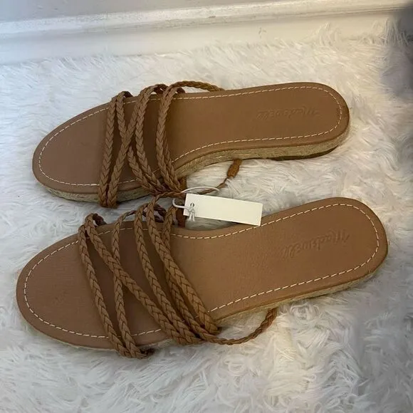 Madewell NWT Bobbi woven sandals size 10